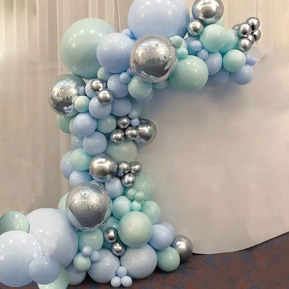 Pastelblå balloner 12" (50 stk.) – latex festballoner til fødselsdage, babyshowers og til at fylde med helium