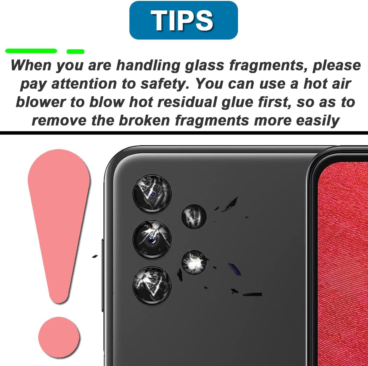 Tagumise Kaamera Läätse Klaasi Vahetuskomplekt Samsung Galaxy A13