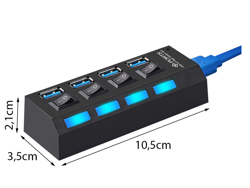 USB-разветвитель (хаб) 4x USB 3.0