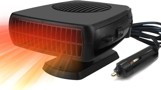 Auto soojendi ja klaasisulataja 200W 12V – pöörleva alusega kompaktne lahendus igaks aastaajaks