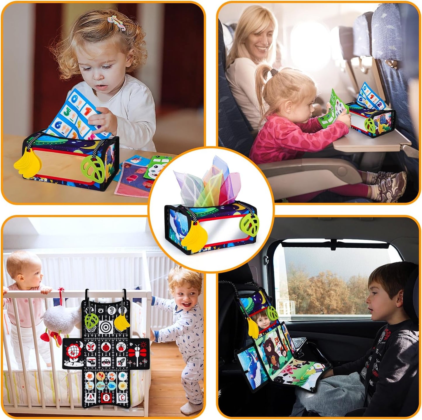 Montessori-kehityslelut vauvoille 3-in-1
