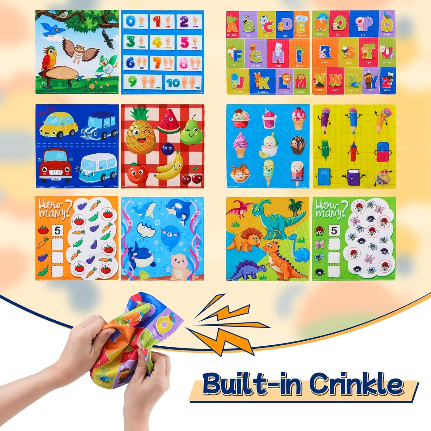 Montessori-kehityslelut vauvoille 3-in-1
