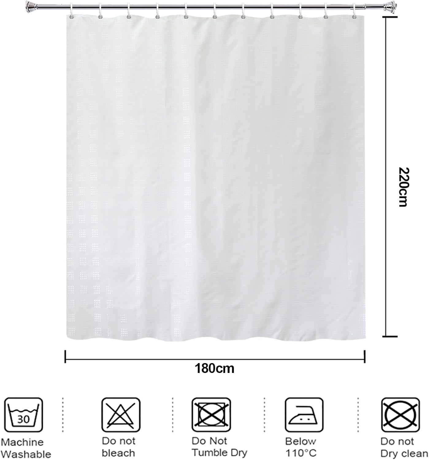 Pestav polüesterist dušikardin geomeetrilise mustriga 180x220 cm