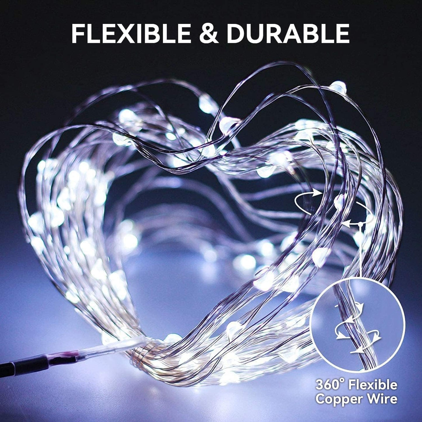 LED-Lichter Zwei Sets à 50 LEDs