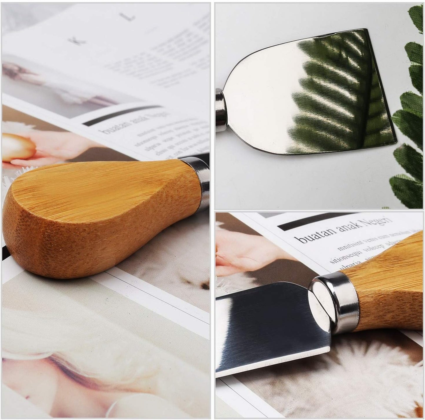 Set of 4 cheese knives