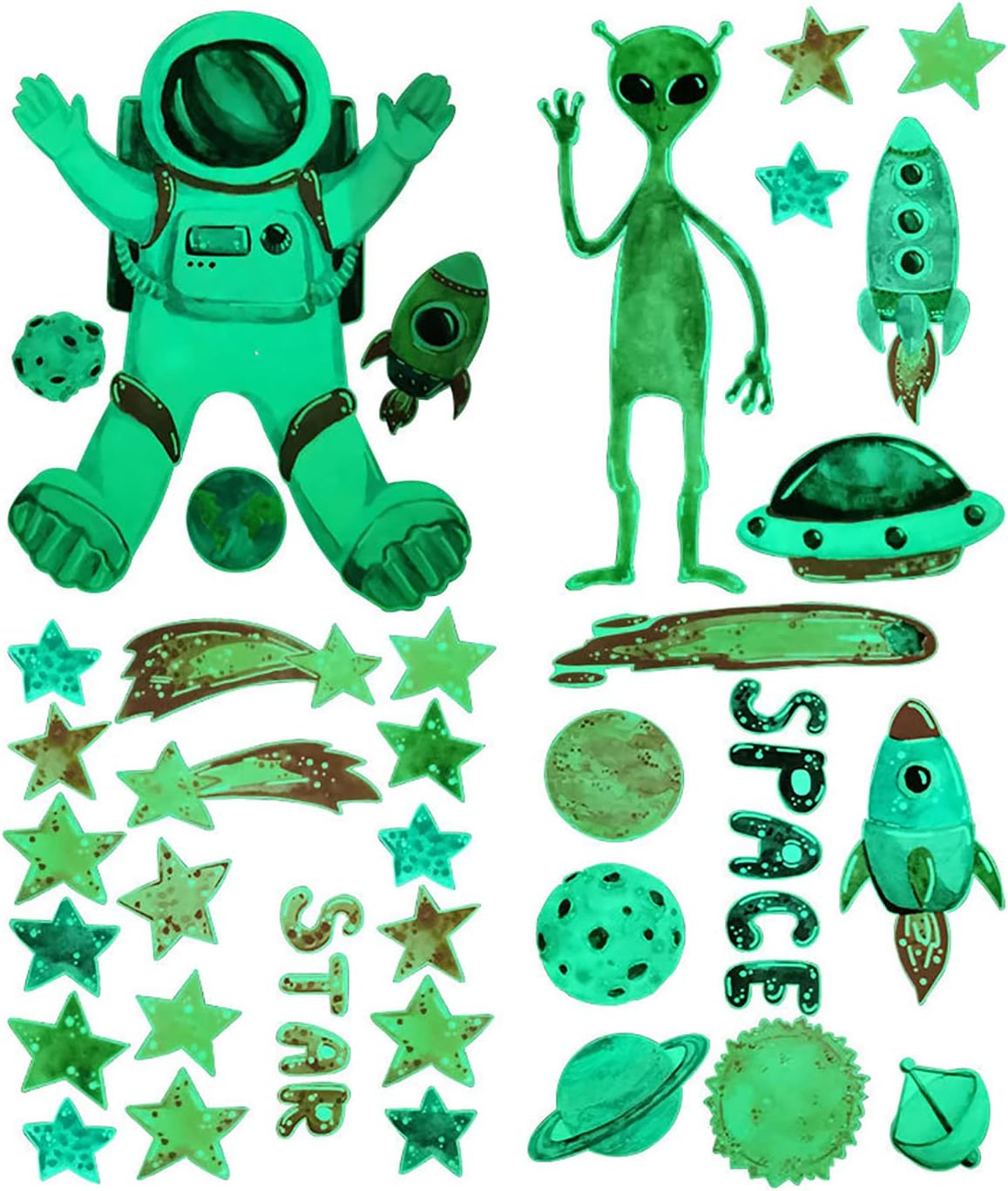 Seinakleebis helendav planeedid ja kosmonaut