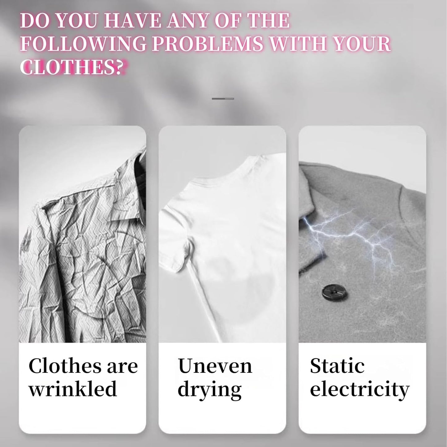 Torkbollar, 6 st, 5 cm, antistatiska torkbollar för kläder och tvätt, med djurhårsborttagare