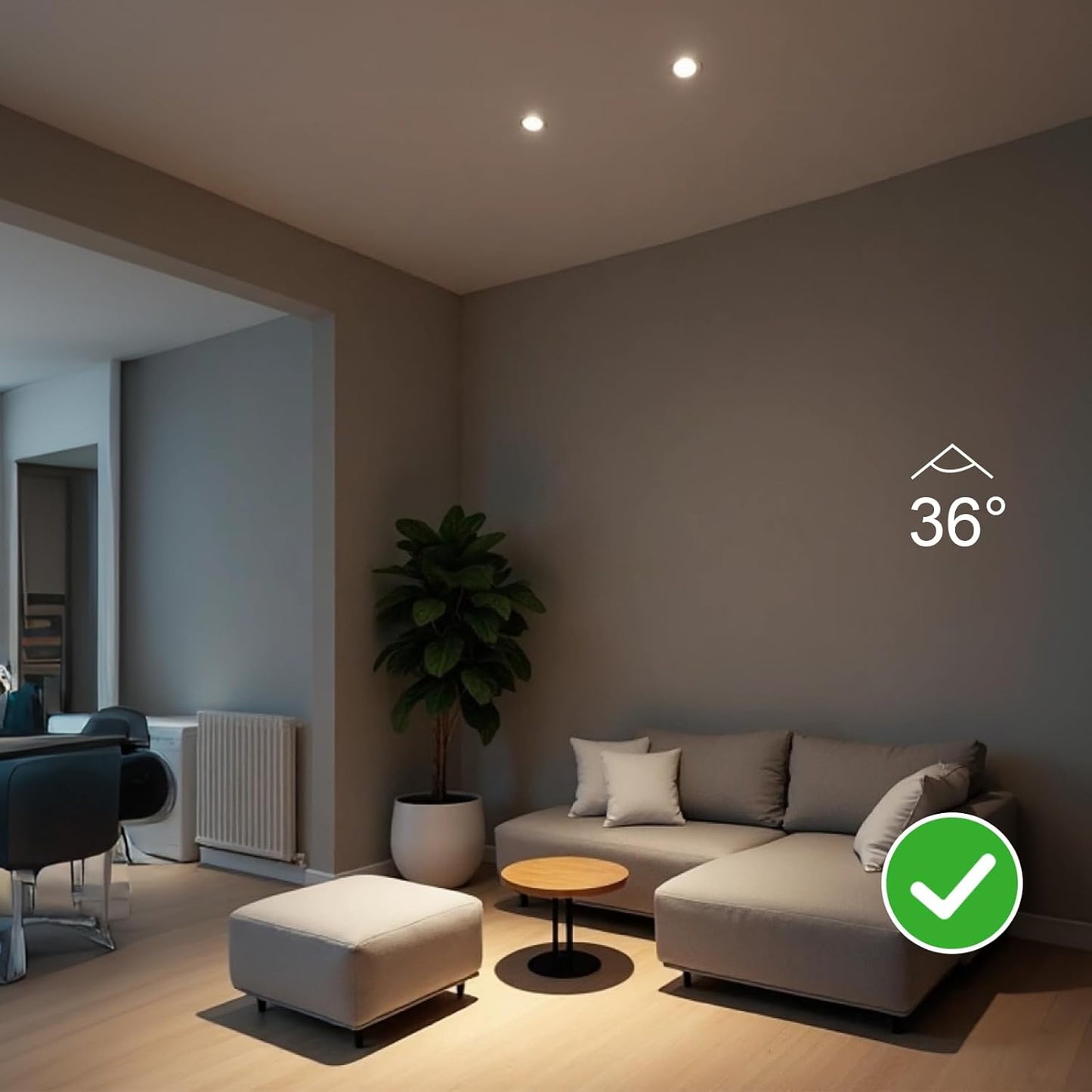 GU10 LED-pirnid energiasäästlikud, mittedimmerdatavad