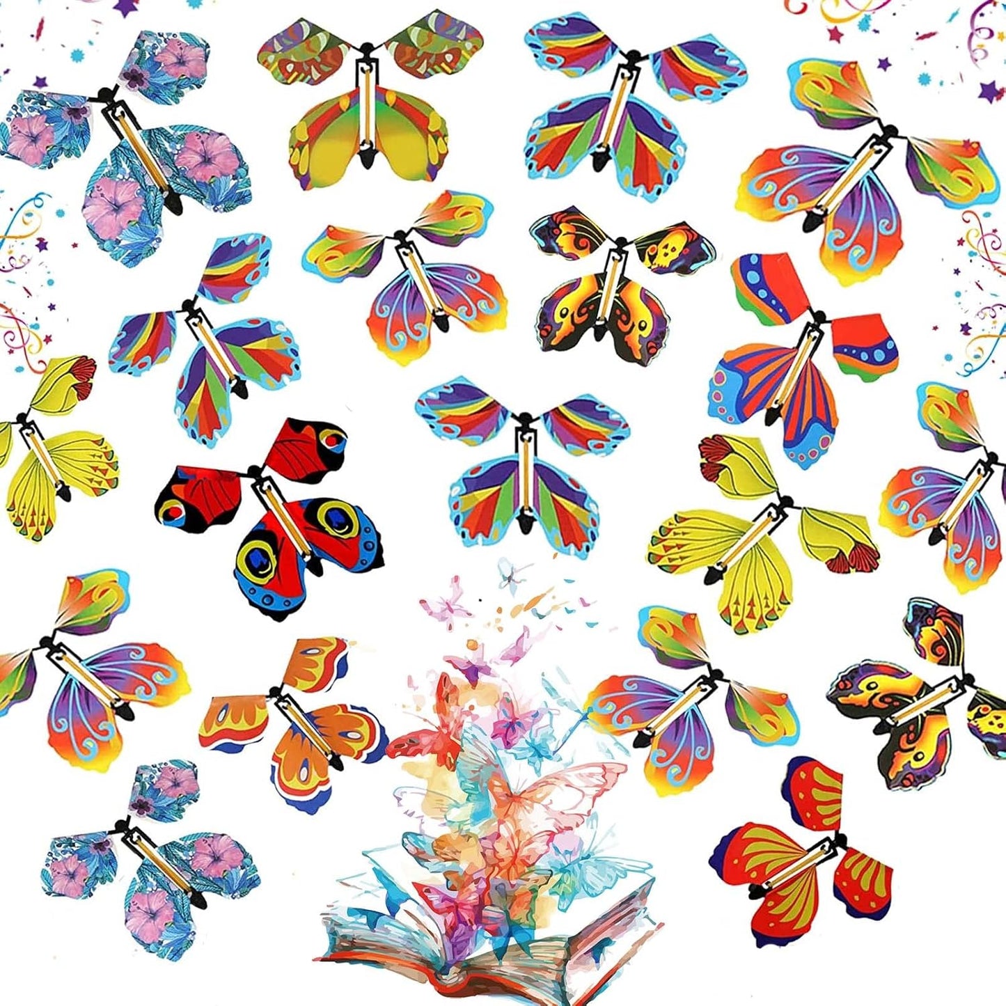 20 Schmetterlinge, die fliegen