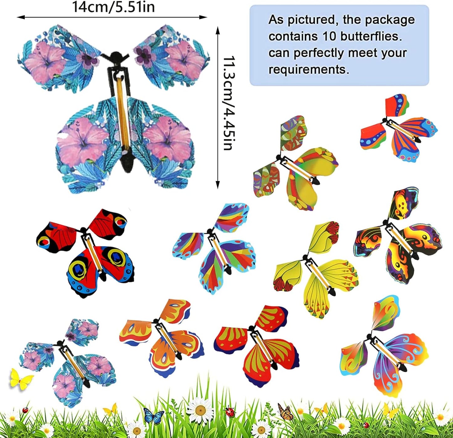 20 Schmetterlinge, die fliegen