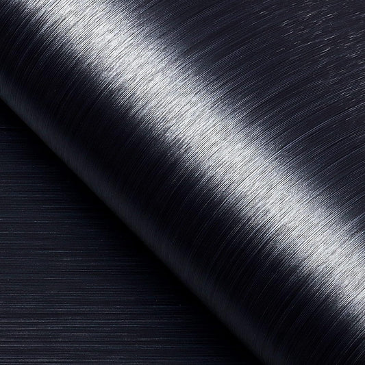Isekleepuv Kile 40cm×6m – Roostevabast Terasest Välimusega Dekoratiivne PVC Kile Köögile, Mööblile ja Tööpindadele