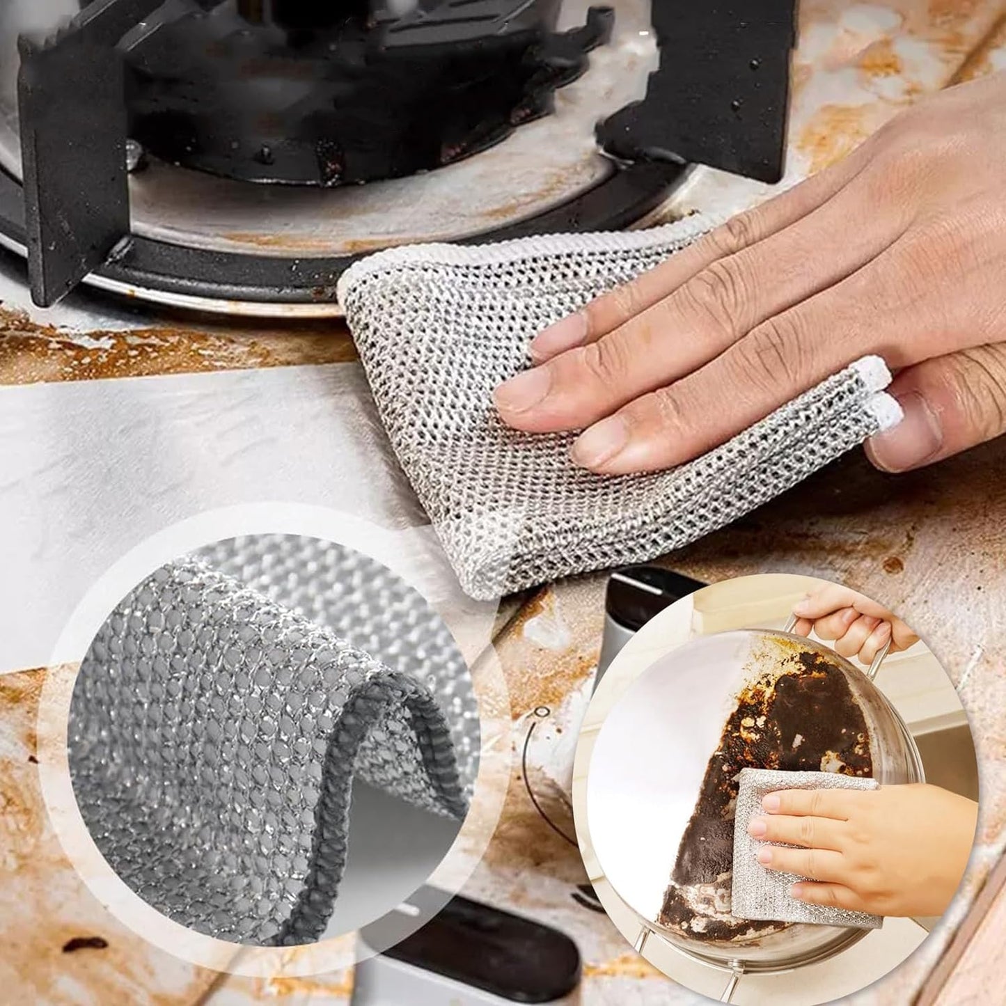 Nailonist nõudepesulapi komplekt, 10 tk