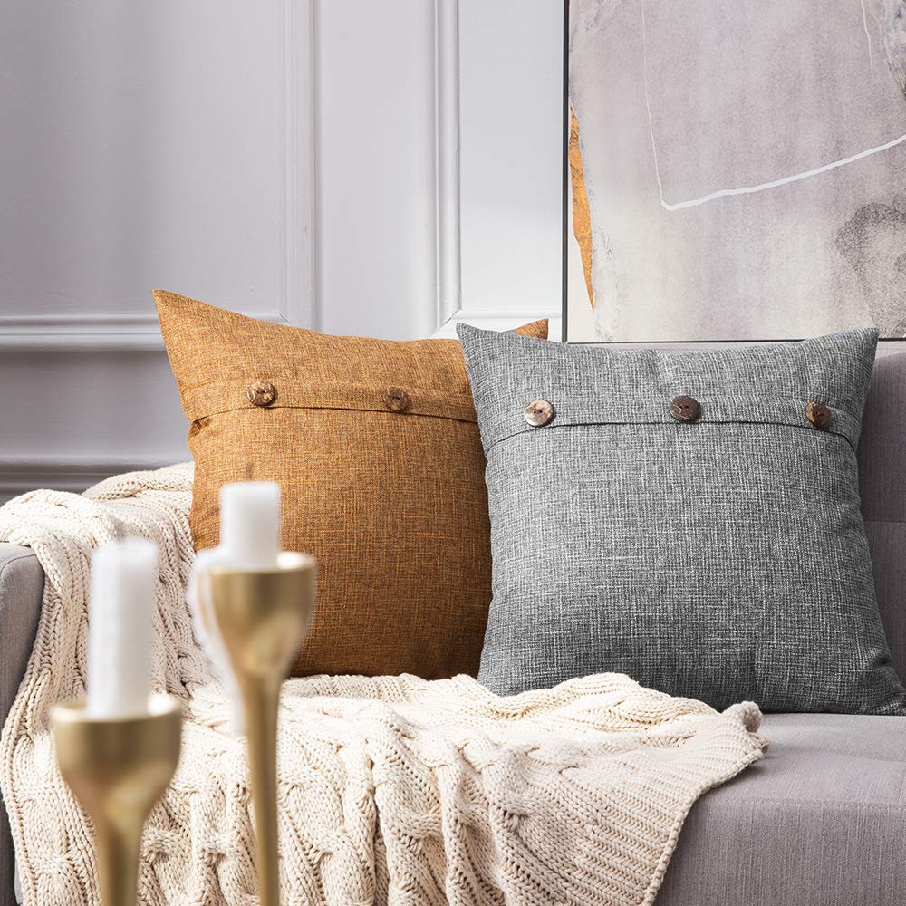 Decorative Pillow Covers – 30 x 50 cm, Soft Polyester Blend, Hidden Zipper