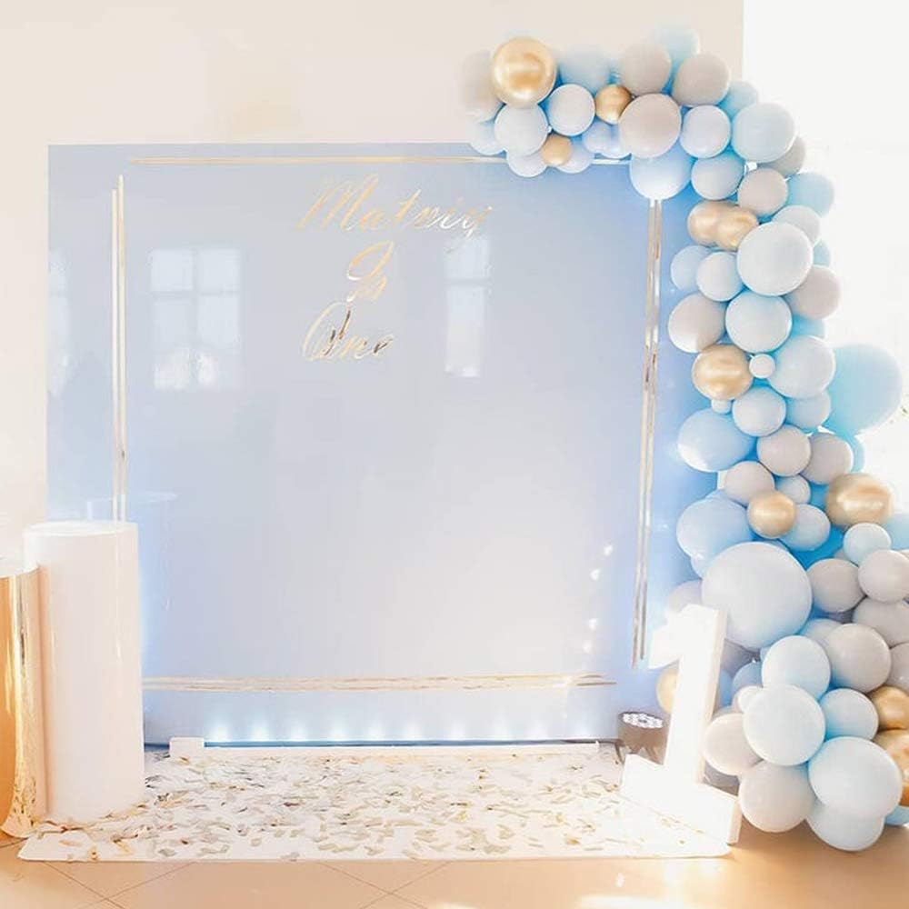 Pastellblå ballonger 12" (50 st) – latexballonger för födelsedagar, babyfester och för att fyllas med helium
