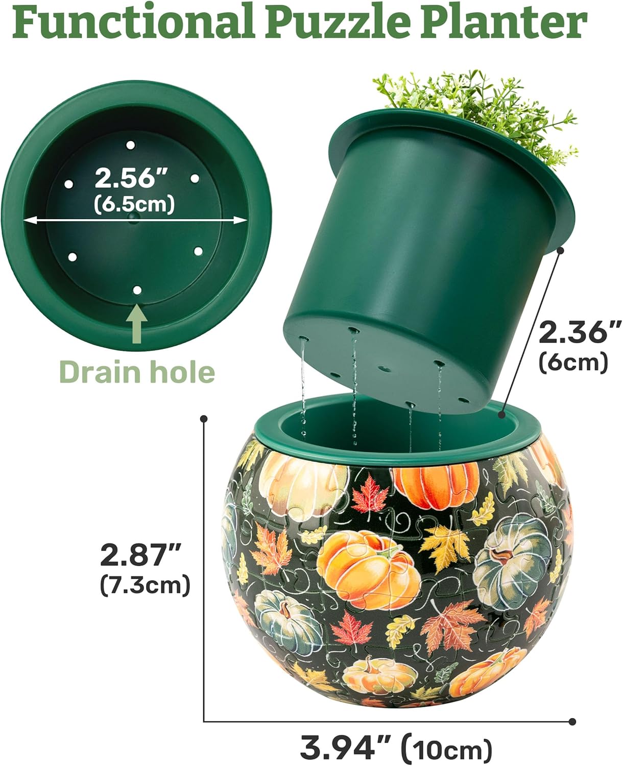 3D Puzzle Flower Pot for Cacti and Succulents – A Creative Gift Idea