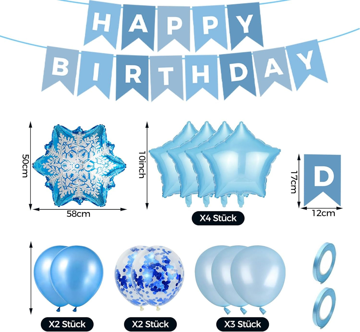 Balloon Set, 16 pieces