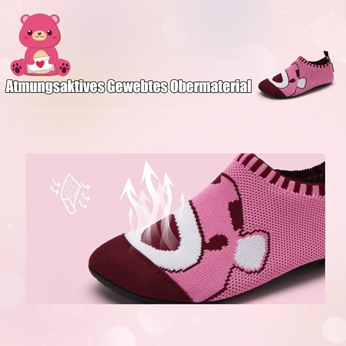 Children's slippers with non-slip rubber soles, size 26/27