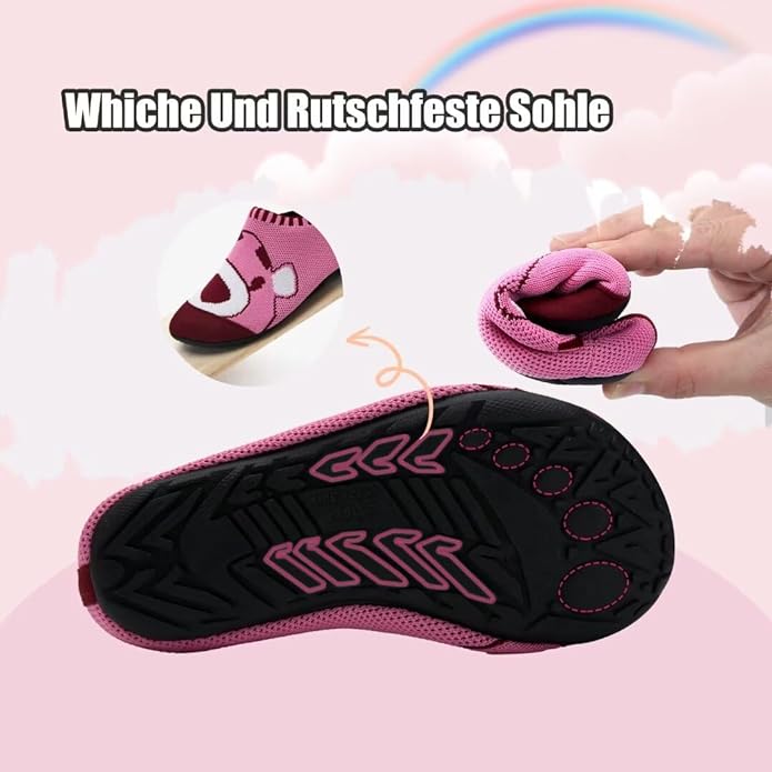 Children's slippers with non-slip rubber soles, size 30/31