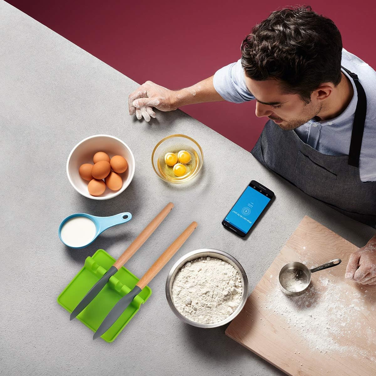 Silicone Kitchen Utensil Holder