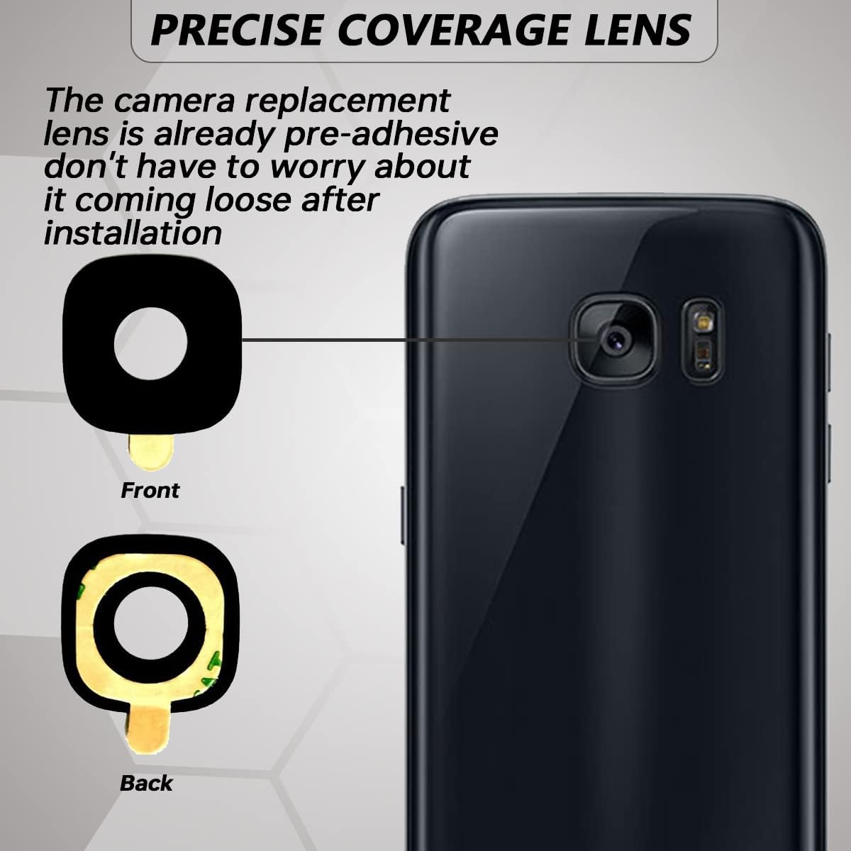 Kaameraläätse Vahetuskomplekt Galaxy S7 / S7 Edge