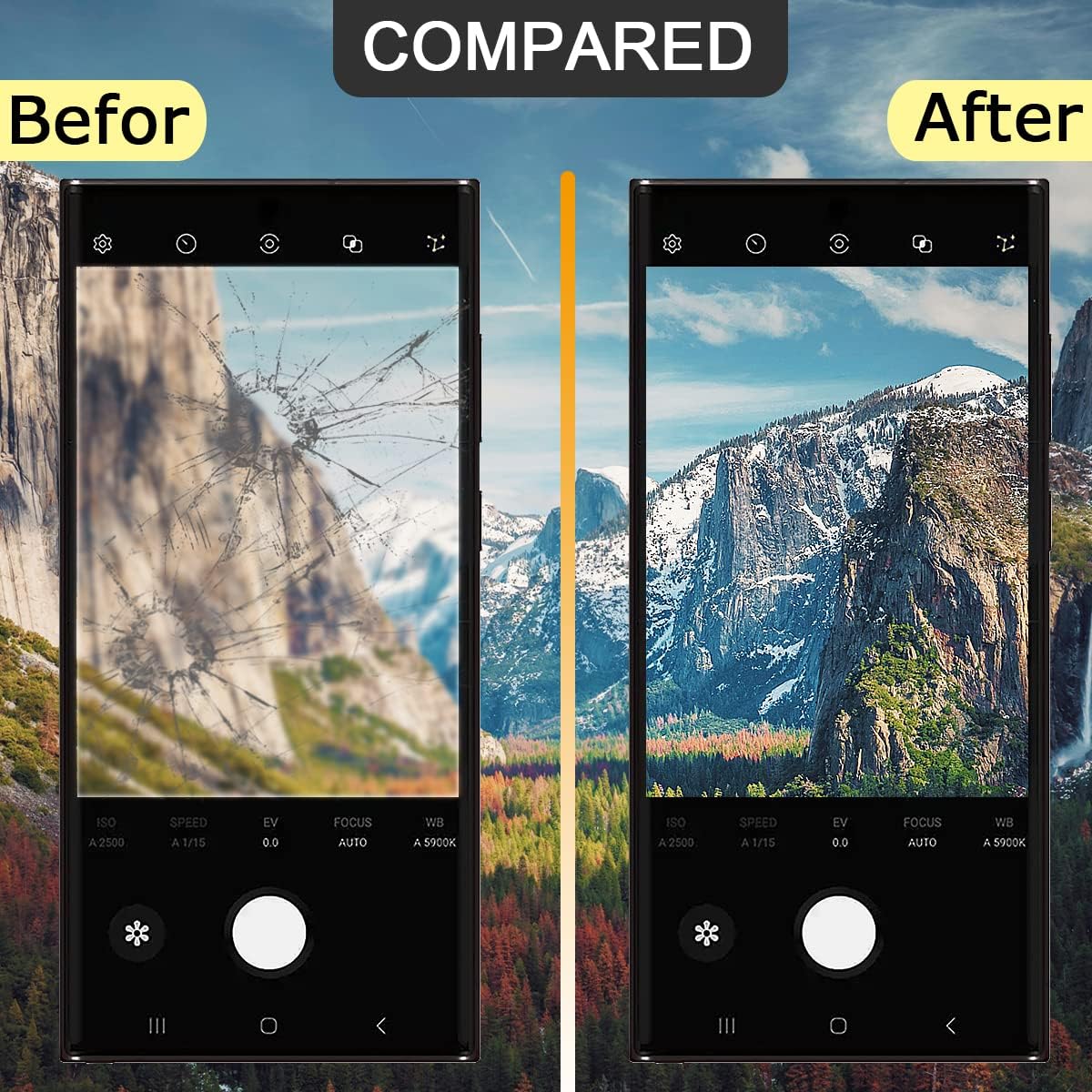 Tagakaane Klaasi Asenduskate Samsung Galaxy S9-le