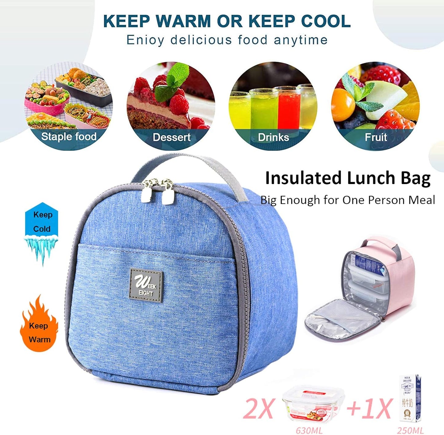 Kühltasche blau