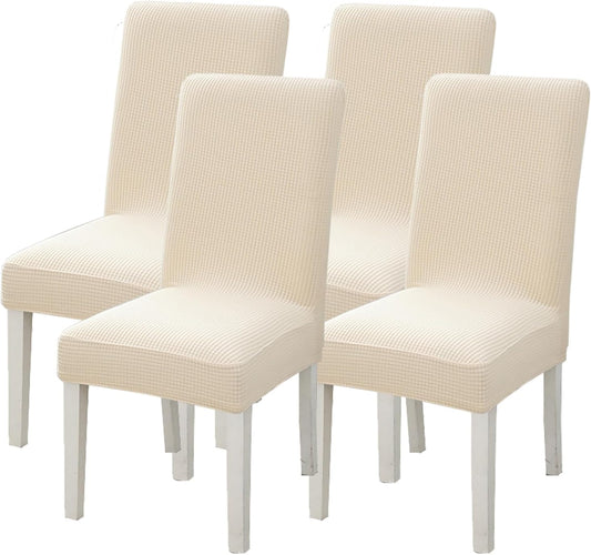 toolikatted – eemaldatavad ja pestavad stretch-katted (Khaki, 4 tk komplekt)