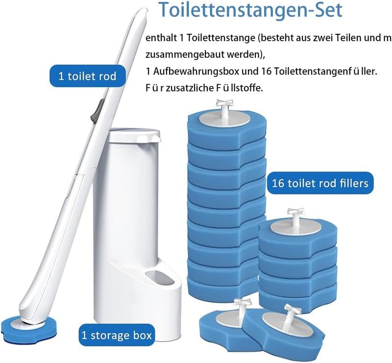 Einweg-Toilettenbürsten-Set – hygienische und effektive Reinigung