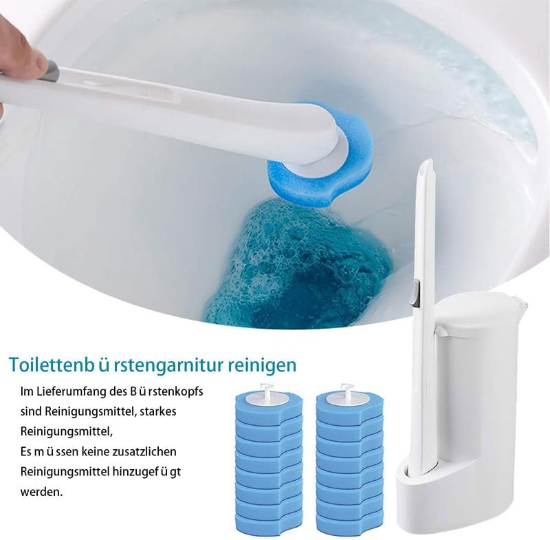 Toilet brush pads