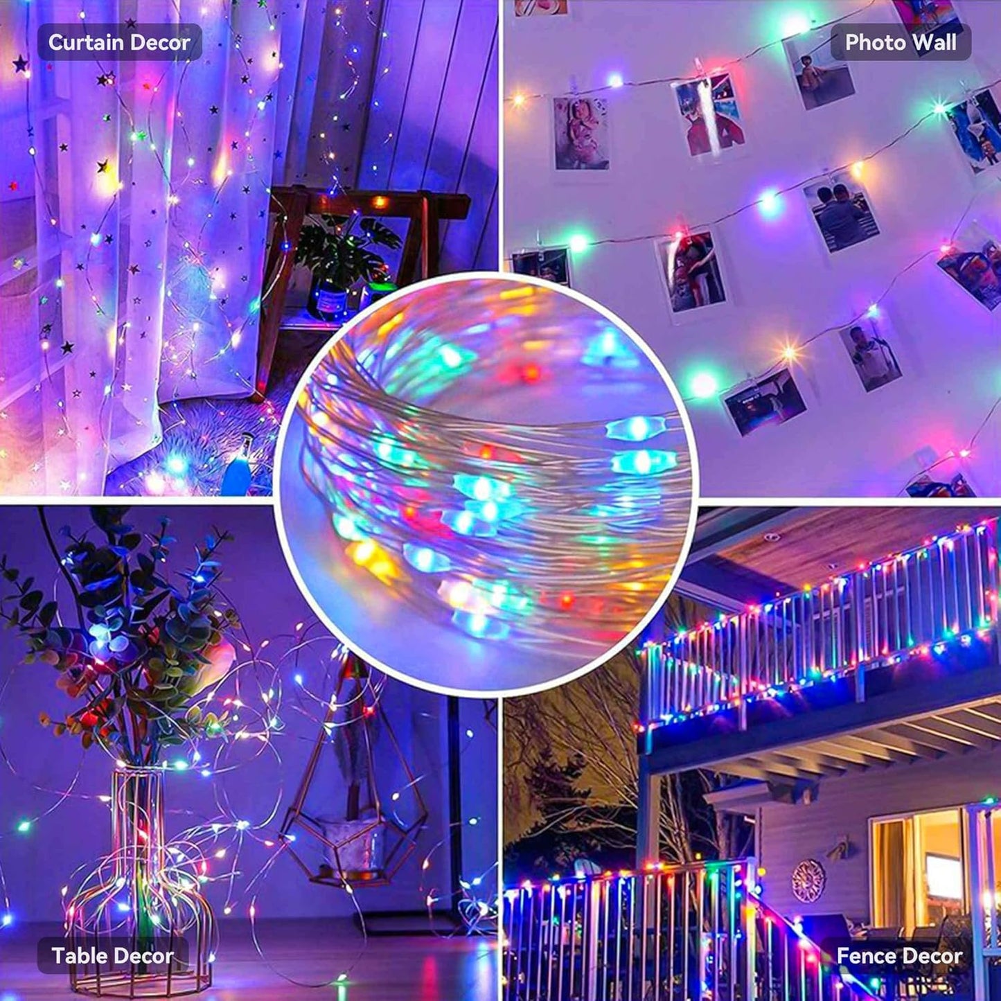 LED gaismas 100 LED