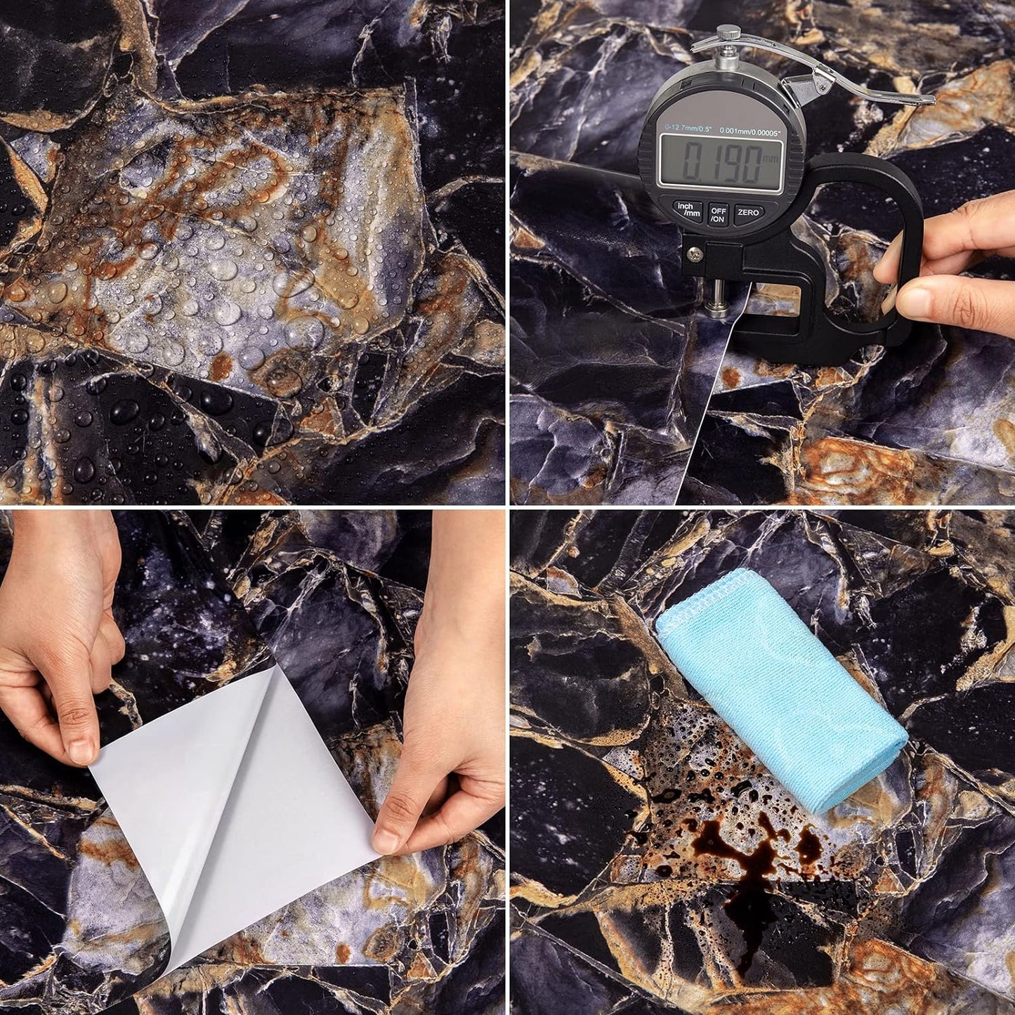 Adhesive Film for Walls and Furniture, PVC, 30x200 cm