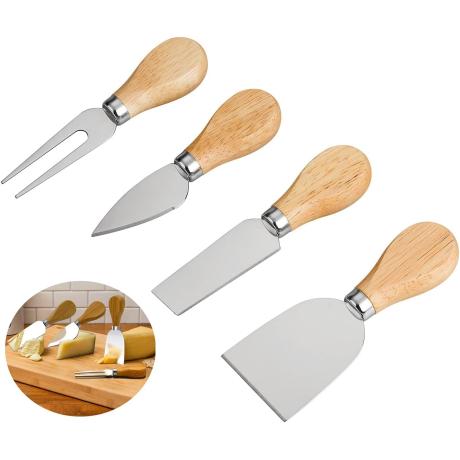 Set of cheese knives 4 pcs