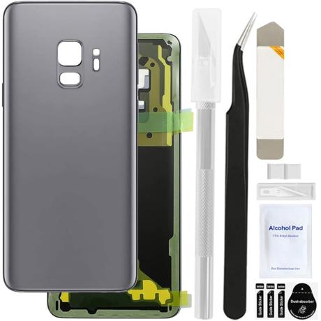 Glass Back Cover Replacement Cover for Samsung Galaxy S9