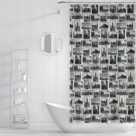 Shower curtain 180x200 urban style